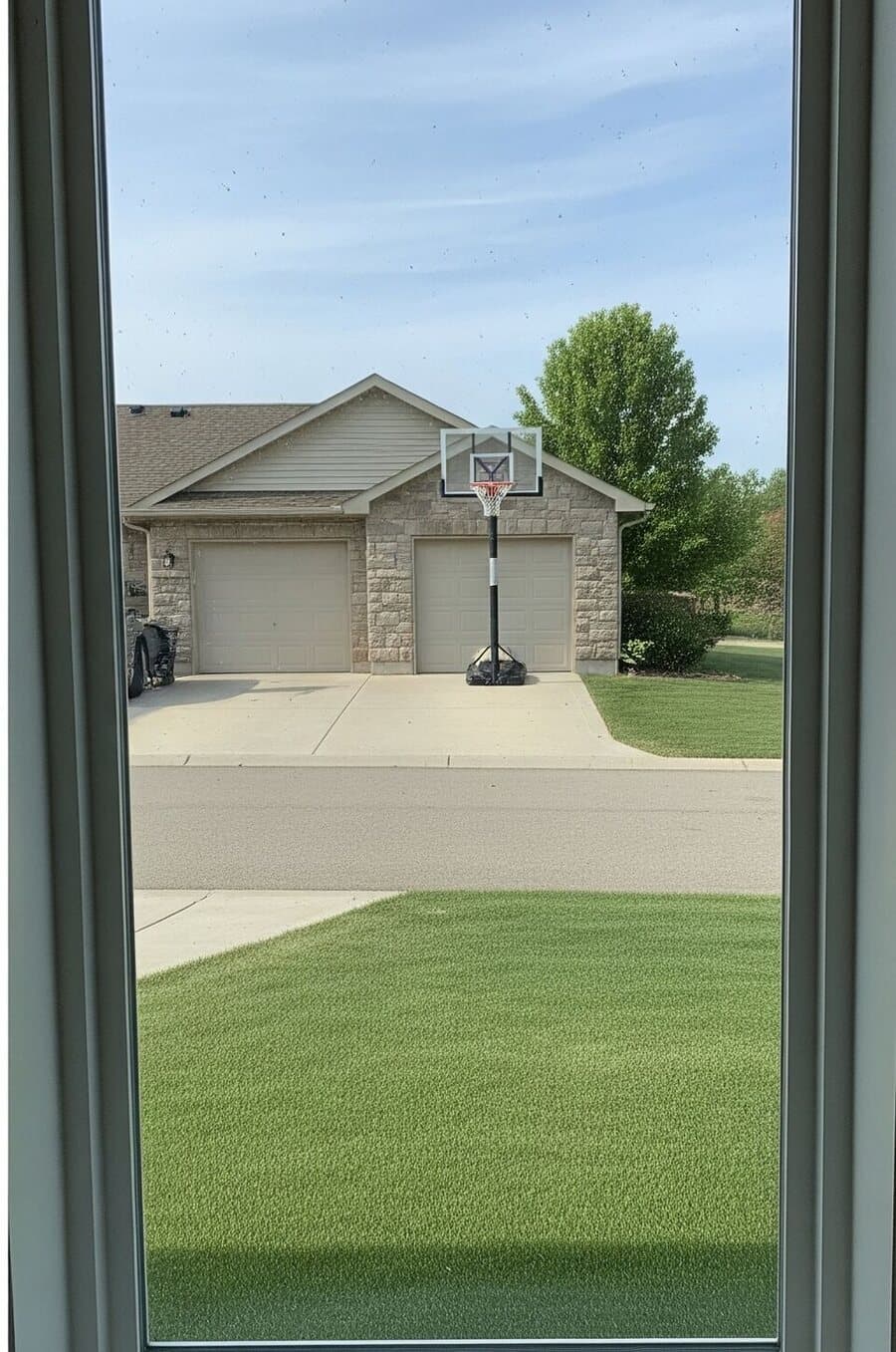 Window 3 before and after cleaning